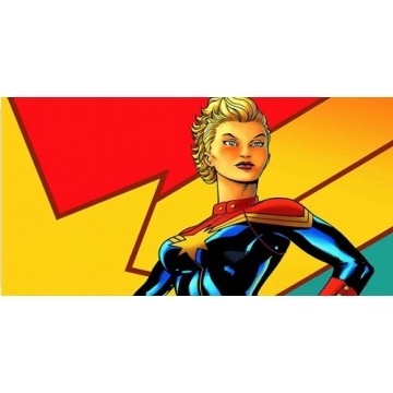 Captain Marvel Photo License Plate